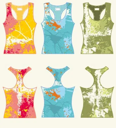 Camisetas Vectorizadas De Estilo Grunge Preparadas Para Descargar En