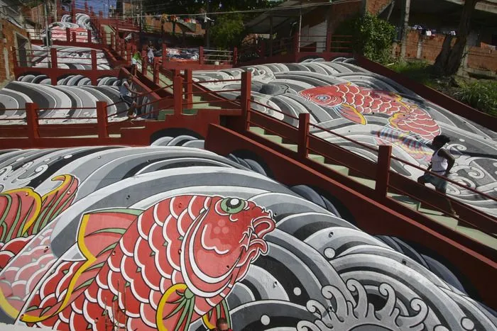Una campaña de Kickstarter para pintar una favela completa en Rio ...
