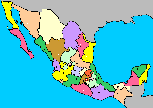 La Otra Campaña - Mapa de integrantes