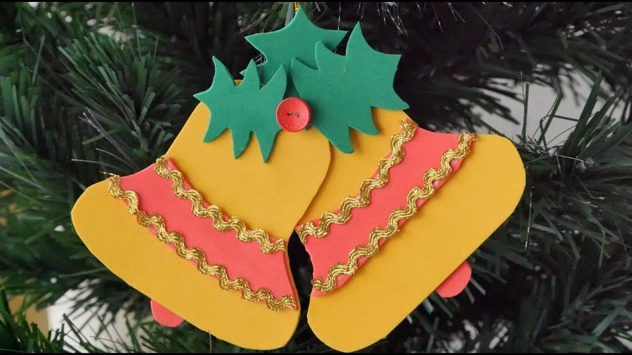 Como Hacer Campanas Navideñas en Foami- HomeArtTv por Juan Gonzalo Angel - YouTube Como Hacer Campanas Navideñas en Foami- HomeArtTv por Juan Gonzalo Angel - YouTube