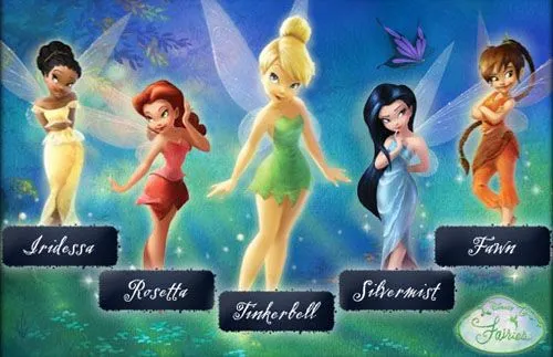 Hadas Tinkerbell con nombres - Imagui