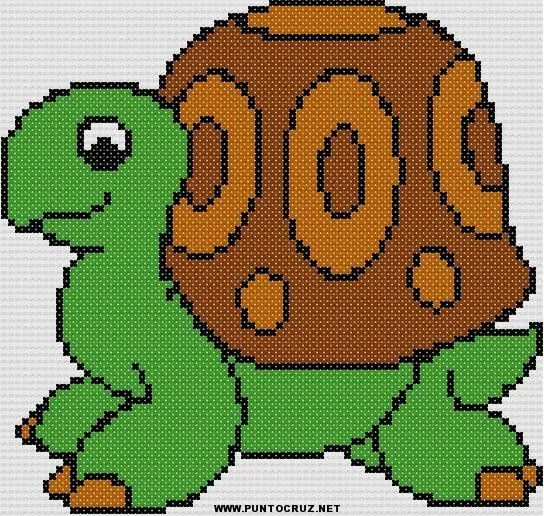 Tortugas | Punto de cruz - Colección de patrones punto de cruz gratis. Tortugas | Punto de cruz - Colección de patrones punto de cruz gratis.