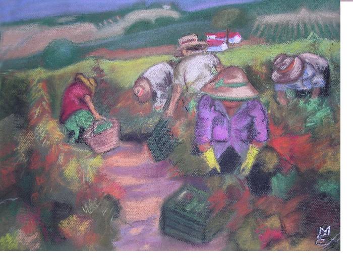 campesinos trabajando Elena Gómez - Artelista.com campesinos trabajando Elena Gómez - Artelista.com