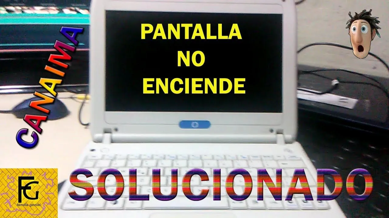 Canaima screen, does not turn on (SOLVED) - YouTube