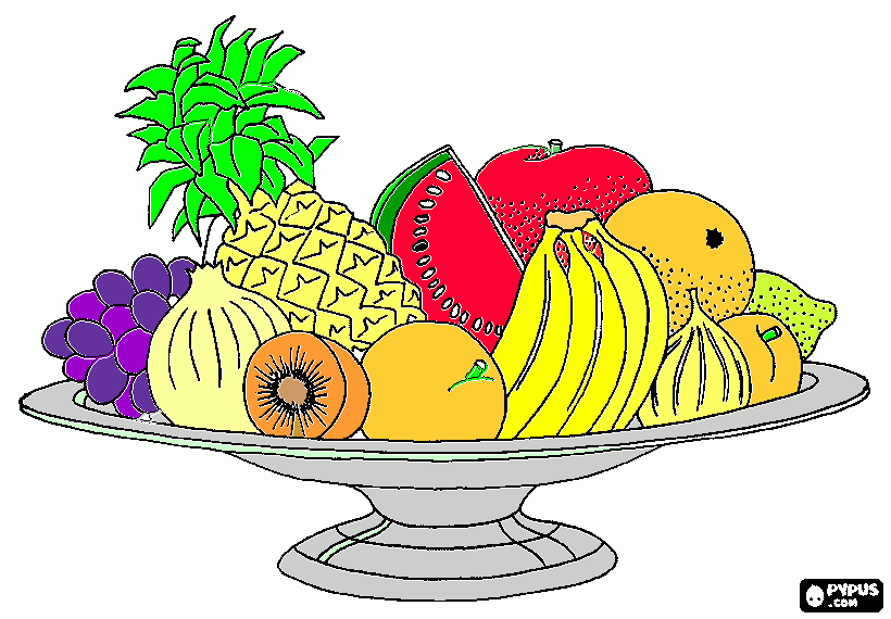 Canasta De Frut para colorear, Canasta De Frut para imprimir Canasta De Frut para colorear, Canasta De Frut para imprimir