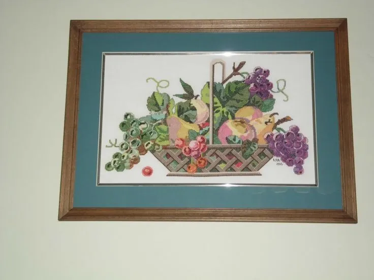 Canasta de fruta | Cuadros Punto de cruz | Pinterest Canasta de fruta | Cuadros Punto de cruz | Pinterest