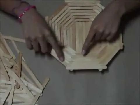 CANASTA DE MADERA!! Facil Util Práctica