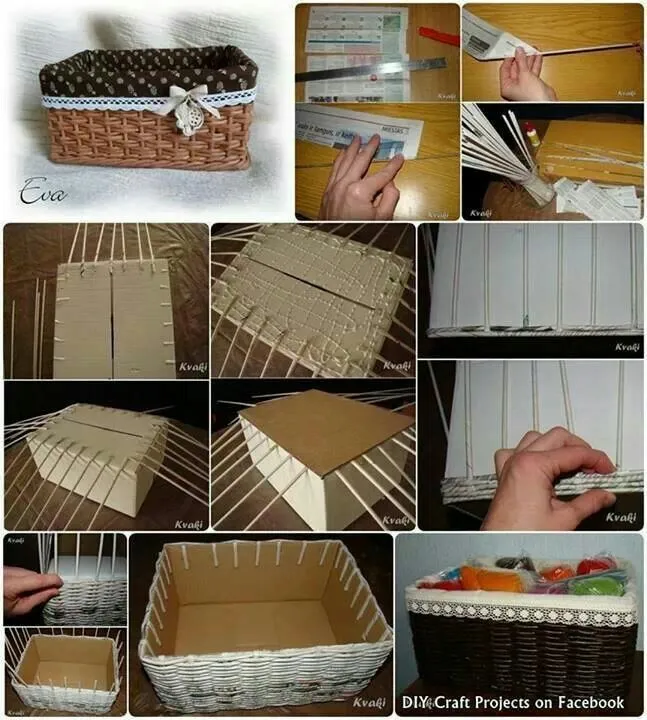 Canasta de papel de diario | Buenas ideas! | Pinterest | DIY ideas ... Canasta de papel de diario | Buenas ideas! | Pinterest | DIY ideas ...