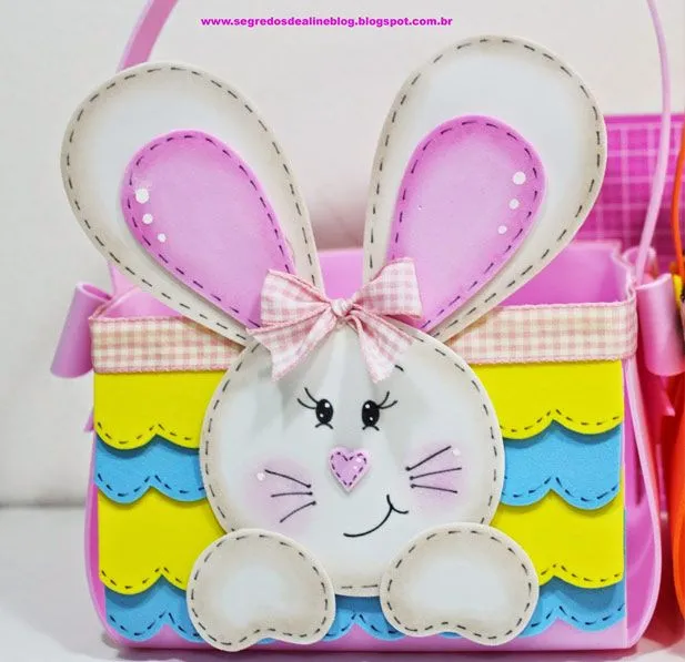 Canasta de Pascua en goma eva paso a paso - Manualidades en Goma Eva y Foami Canasta de Pascua en goma eva paso a paso - Manualidades en Goma Eva y Foami