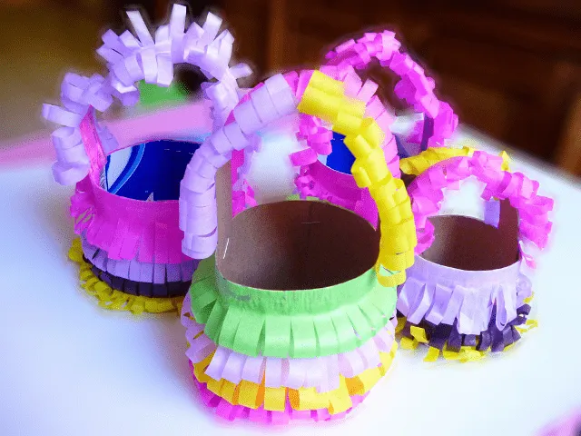 manitas de gato: Día de Muertos: canastitas manitas de gato: Día de Muertos: canastitas