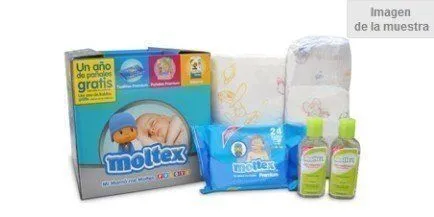 Canastillas Gratis para bebes de Moltex