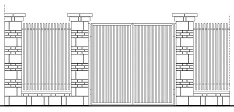 Cancelletti in ferro dwg - cancelli carrabili