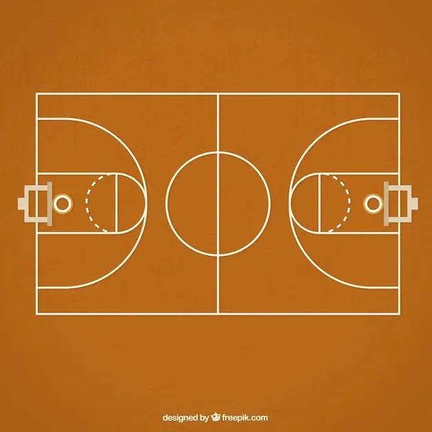 Cancha de baloncesto | Descargar Vectores gratis