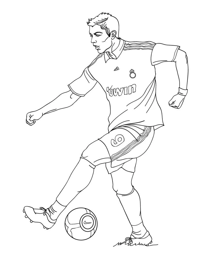 Dibujos para colorear de futbol