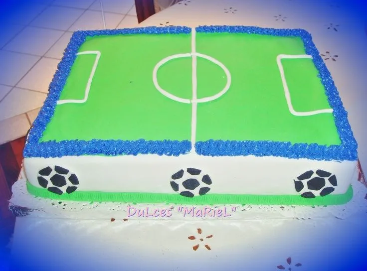 cancha de futbol | TORTAS EQUIPOS DE FUTBOL | Pinterest | Futbol