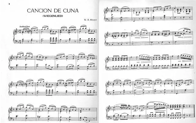 Canción cuna. Mozart - Toda la música. EL PIANO. Canción cuna. Mozart - Toda la música. EL PIANO.