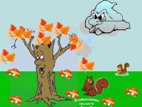 Canción Infantil Las hojas del árbol El Otoño ) - YouTube
