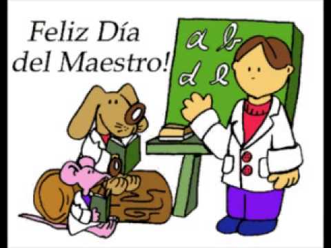 Cancion del dia del maestro para niños | Cancion del dia del ...