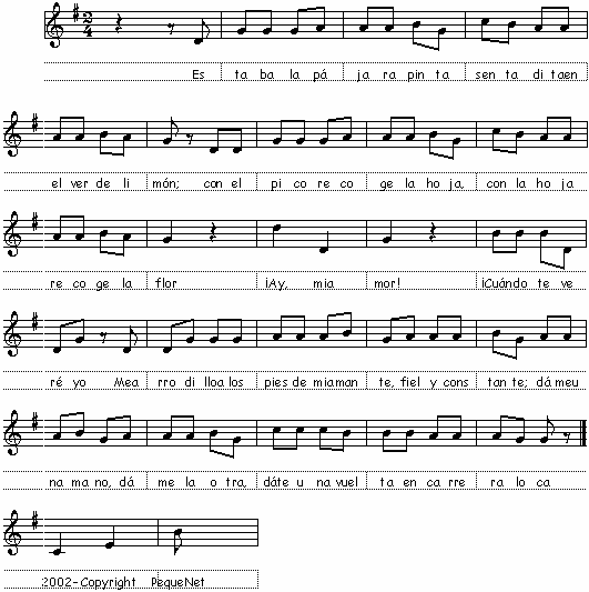 Canciones PequeNet 2.0: Estaba la pájara pinta (Mobiliario para ...