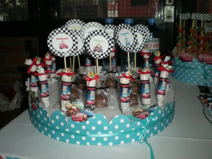 Candy Bar &amp; Ambientaciones: Candy Bar de Cars para el cumple de ...