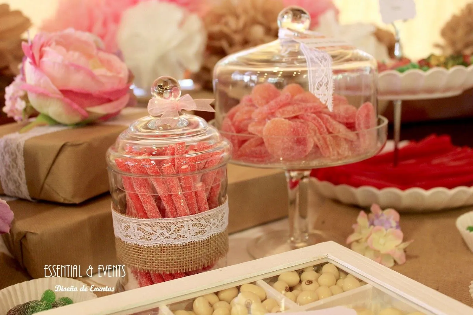 Candy Bar, buffet de chucherías, ideas originales para bodas ...