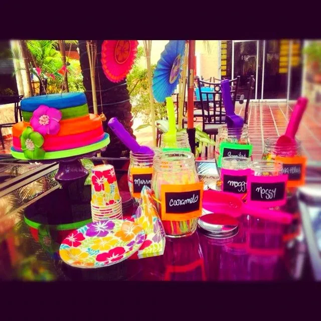 Candy Bar| Cute Idea. Hawaiano| Kids party | Eventos Área Gourmet ... Candy Bar| Cute Idea. Hawaiano| Kids party | Eventos Área Gourmet ...