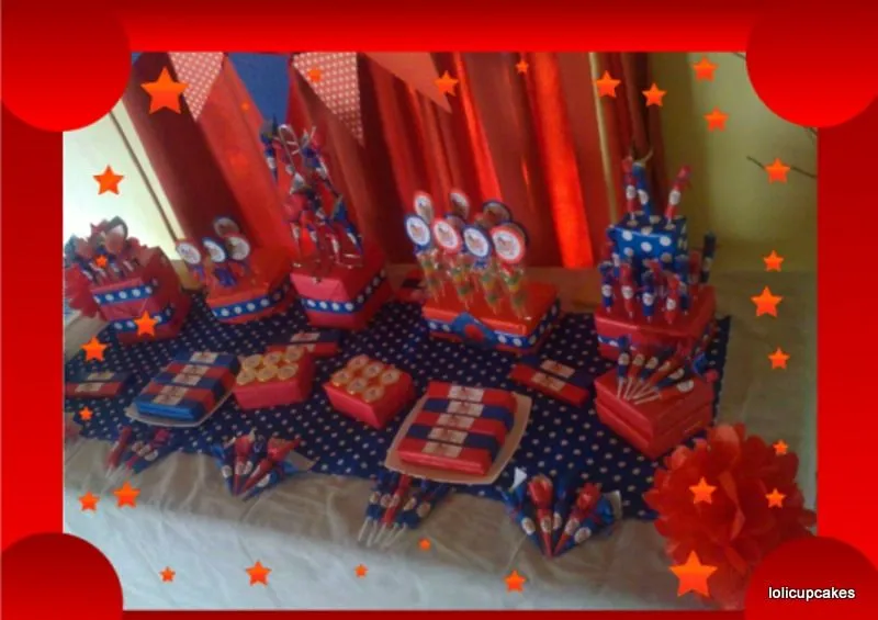 Candy bar Jake y los piratas | Fiestas y cumples temáticos