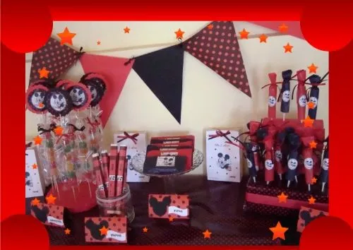 Candy bar Mickey mouse | Fiestas y cumples temáticos Candy bar Mickey mouse | Fiestas y cumples temáticos