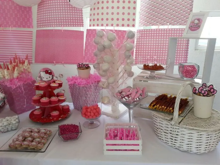 Candy Station. Candy bar. mesa de postres. mesa de dulces. fiesta ...