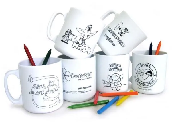 Caneca de Pintar Personalizada