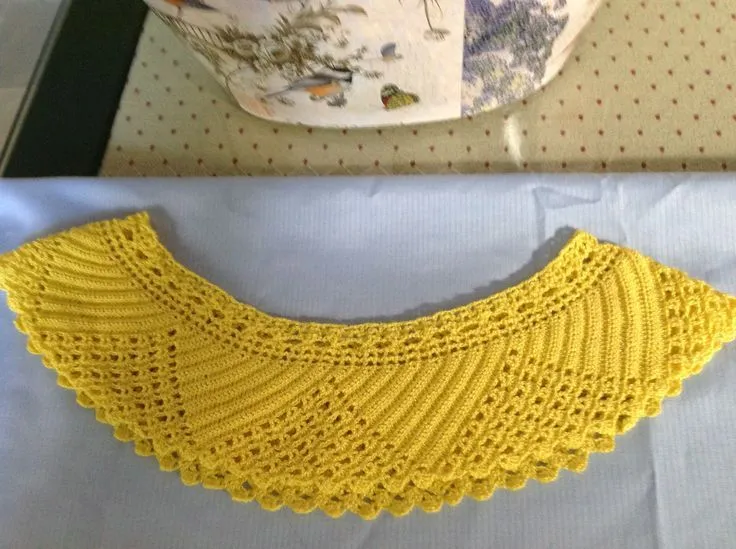 Canesú de crochet para vestido o camisón de niña. | canesu ...