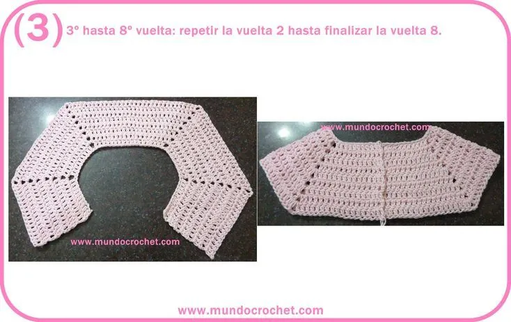 Canesú tejido on Pinterest | Robes, Crochet and Crochet Yoke