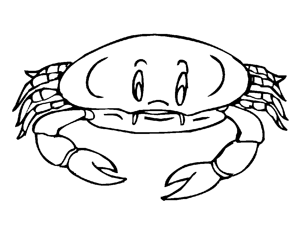 Cangrejo para pintar ~ Dibujos para Colorear Infantil Cangrejo para pintar ~ Dibujos para Colorear Infantil