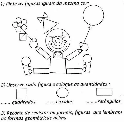 Cantinho da educação: Formas geométricas