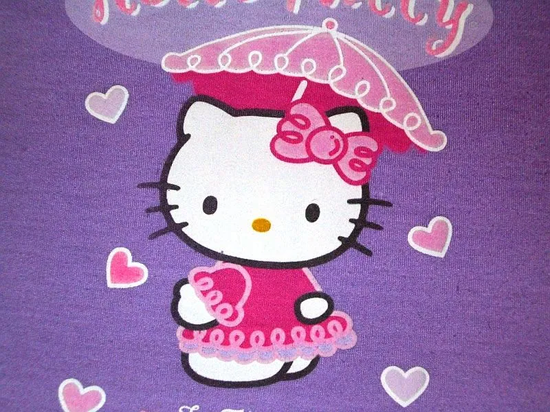 Cantinho da Nini: Papel de Parede de Hello Kitty