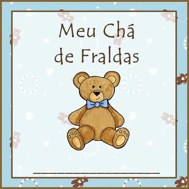 Capa Para Lista De Cha Bebe Menina Tattoo