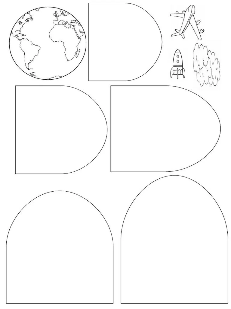 Capas de La Atmosfera para Colorear | PDF