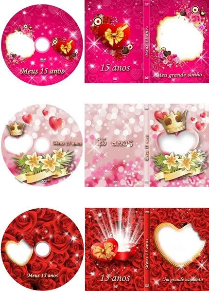 Capas de DVD 15 anos em psd, png e preview ~ - Fábrica Download ...