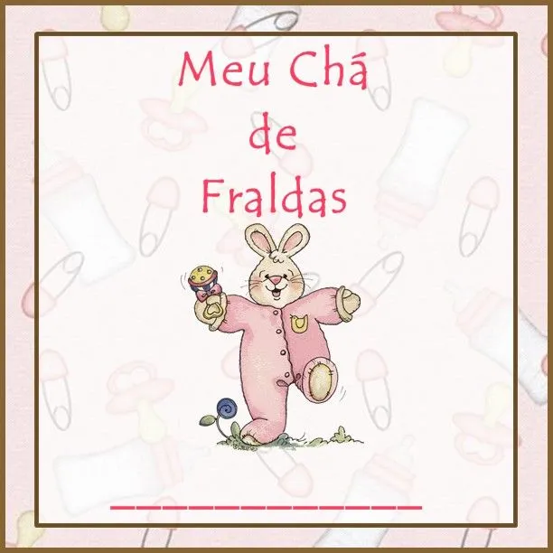 Capas para lista de chá de bebé - Imagui