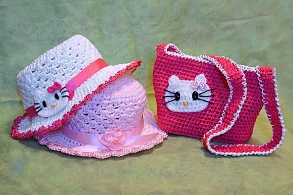 Capelinas y carteras para niñas en hilo de algodon | mostasillas ... Capelinas y carteras para niñas en hilo de algodon | mostasillas ...
