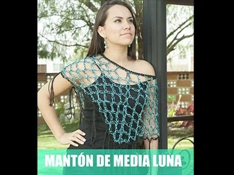 Capita media luna - Tejiendo con Laura Cepeda - YouTube Capita media luna - Tejiendo con Laura Cepeda - YouTube