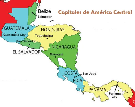 Capitales de América Central - America Central Capitales de América Central - America Central