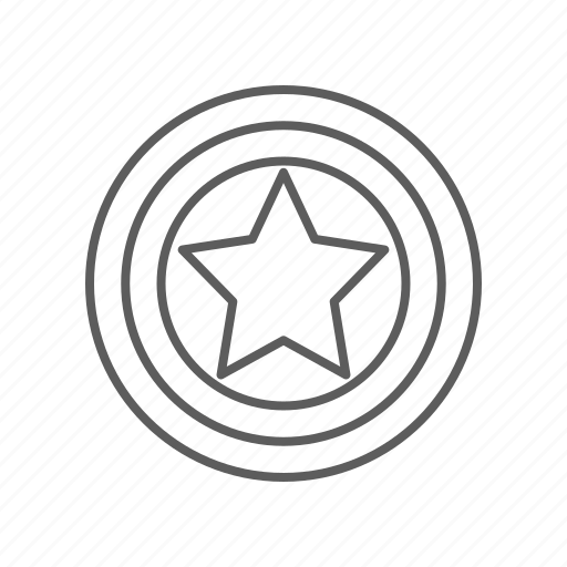 captain america logo Colouring Pages