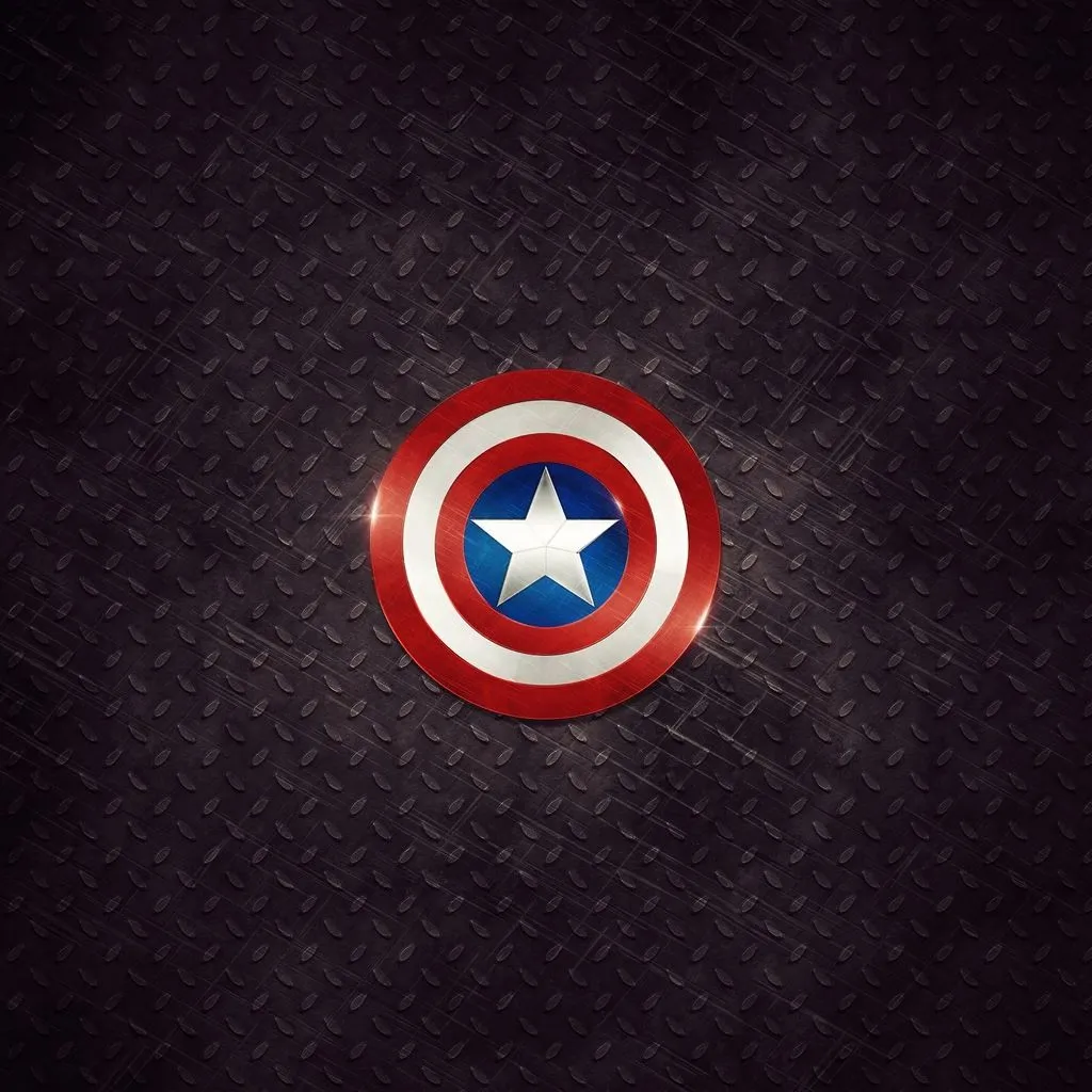 Captain America Logo iPad Wallpaper Download | iPhone Wallpapers ...