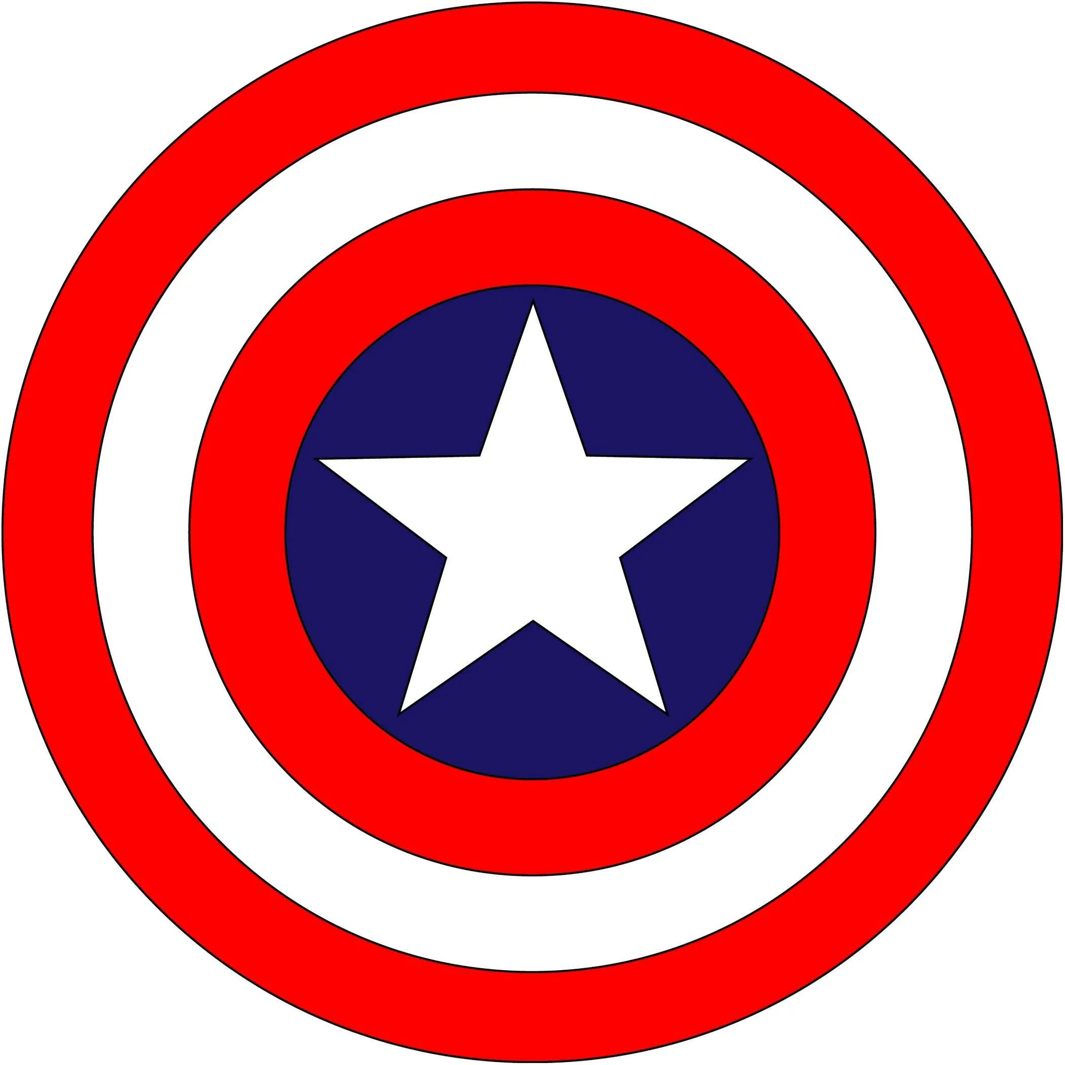 Captain America Logo [PDF - Shield] Vector EPS Free Download, Logo ...