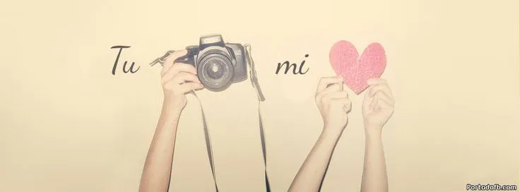 Tu capturas mi corazón | Portadas para Facebook de Amor | Pinterest