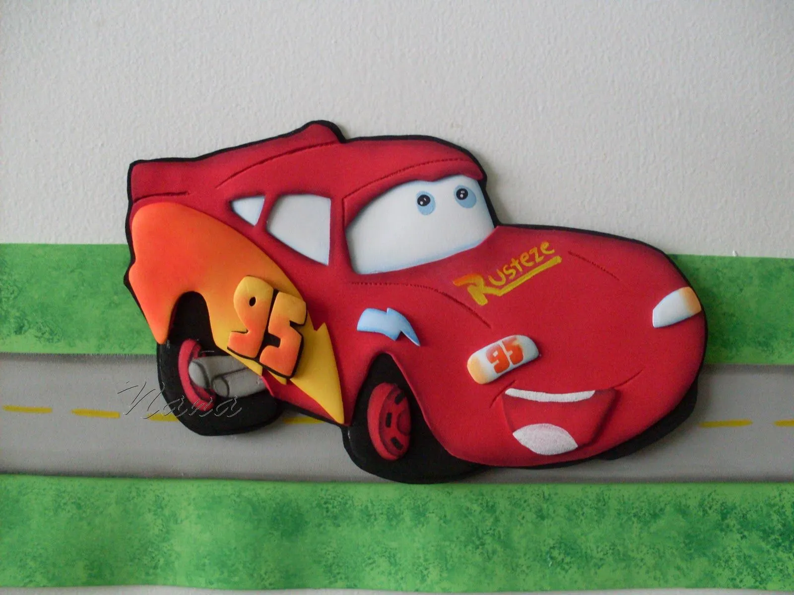 Car en goma eva moldes - Imagui