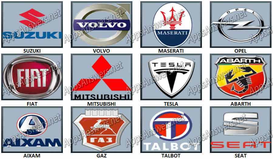 Car Logo Quiz Level 4 Answers | Apps Answers .net Car Logo Quiz Level 4 Answers | Apps Answers .net