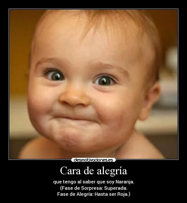 Cara de alegría | Desmotivaciones