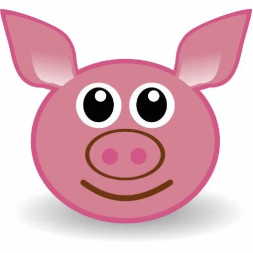 Cara del cerdo del dibujo animado esculturas fotograficas | Zazzle Cara del cerdo del dibujo animado esculturas fotograficas | Zazzle